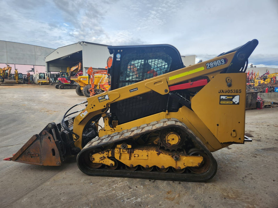2021 CAT 289D3 TRACK LOADER (T442) WITH 4 IN 1 BUCKET AND 1760 HRS