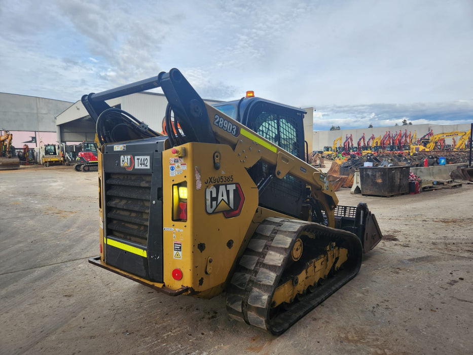 2021 CAT 289D3 TRACK LOADER (T442) WITH 4 IN 1 BUCKET AND 1760 HRS