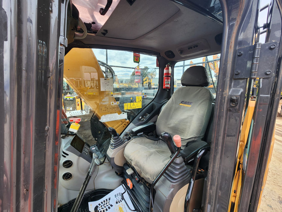 2021 CASE CX145C 15T EXCAVATOR (E329) WITH HITCH, BUCKETS AND 3360 HOURS