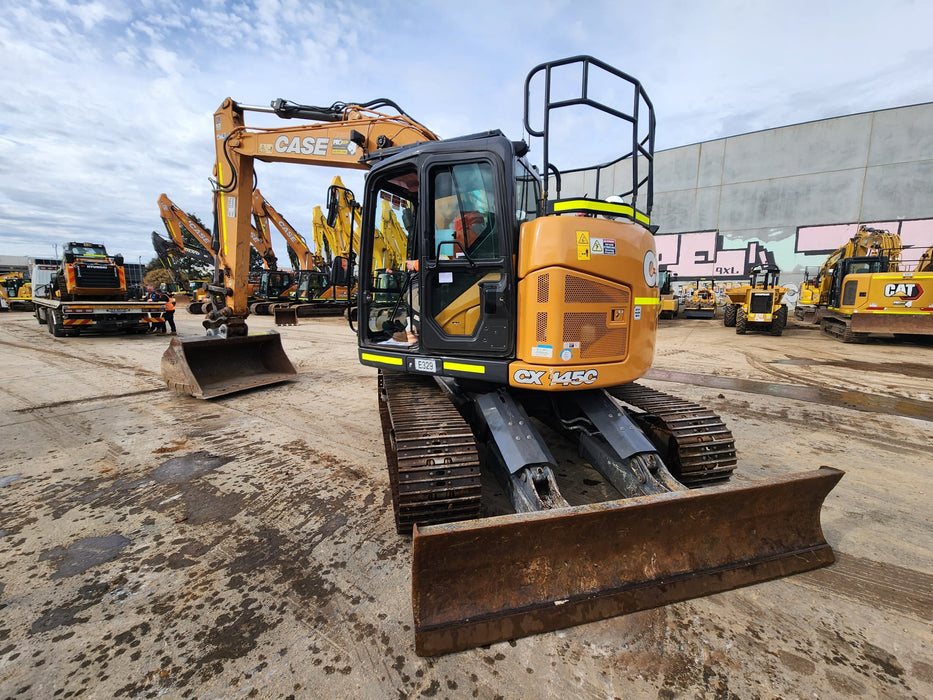2021 CASE CX145C 15T EXCAVATOR (E329) WITH HITCH, BUCKETS AND 3360 HOURS