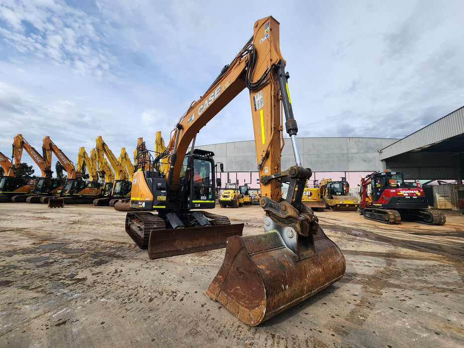 2021 CASE CX145C 15T EXCAVATOR (E329) WITH HITCH, BUCKETS AND 3360 HOURS