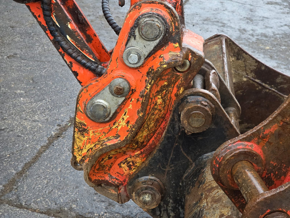 2017 KUBOTA U55-4 5.5T EXCAVATOR (M1078) WITH A/C CAB, HITCH AND 3365 HOURS