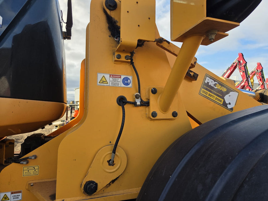 2019 HYUNDAI HL760-9 18T ARTIC WHEEL LOADER (L124) WITH HITCH, 5120 HRS
