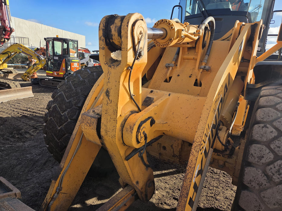 2019 HYUNDAI HL760-9 18T ARTIC WHEEL LOADER (L124) WITH HITCH, 5120 HRS