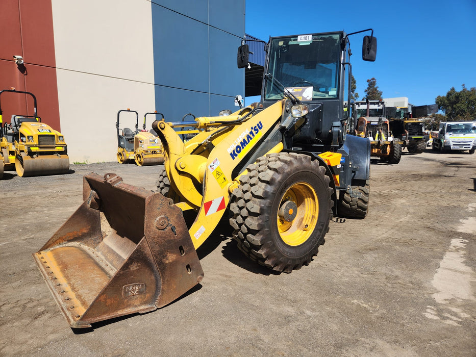 2019 KOMATSU WA100M-8 ARTIC WHEEL LOADER (L181) WITH 1300 HOURS