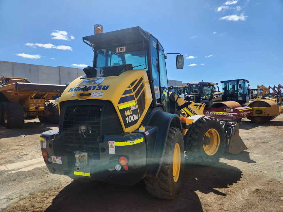 2019 KOMATSU WA100M-8 ARTIC WHEEL LOADER (L181) WITH 1300 HOURS