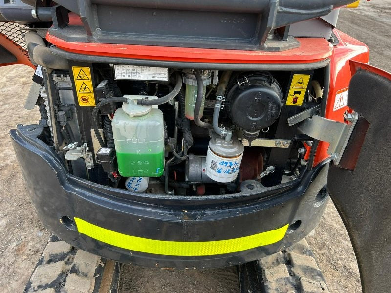 2021 KUBOTA U17 1.7T MINI-EXCAVATOR (M899) WITH HITCH, BUCKETS AND 750 HOURS