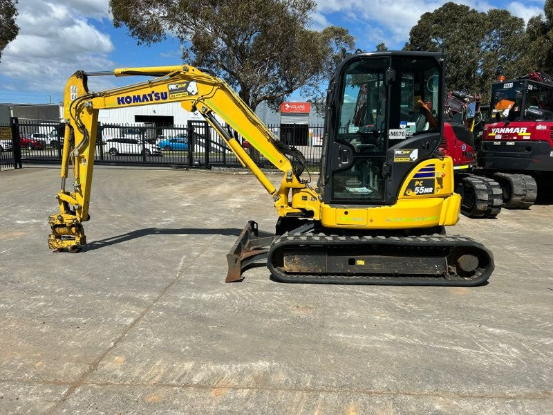 2022 KOMATSU PC55MR-5 5.5T EXCAVATOR (M876) WITH TILT HITCH, 1030 HOURS