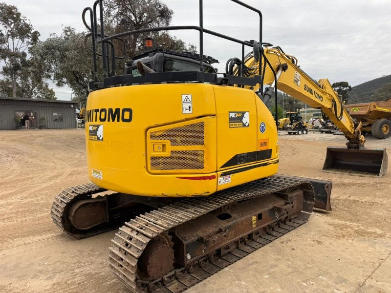 2018 SUMITOMO SH145X-6 15T EXCAVATOR (E470)WITH HITCH, BUCKETS AND 4895 HRS