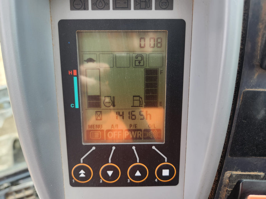 2022 HITACHI ZX55U-5 5.5T EXCAVATOR (M819) WITH CAB, HITCH, BUCKETS, 1420 HRS