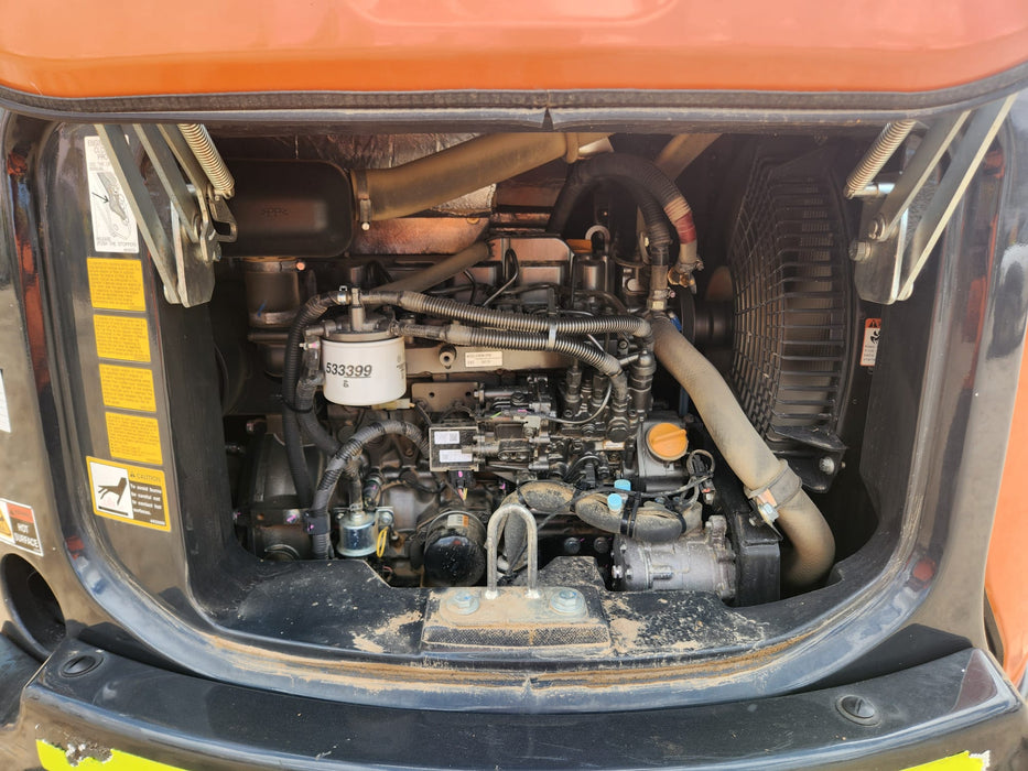 2022 HITACHI ZX55U-5 5.5T EXCAVATOR (M819) WITH CAB, HITCH, BUCKETS, 1420 HRS