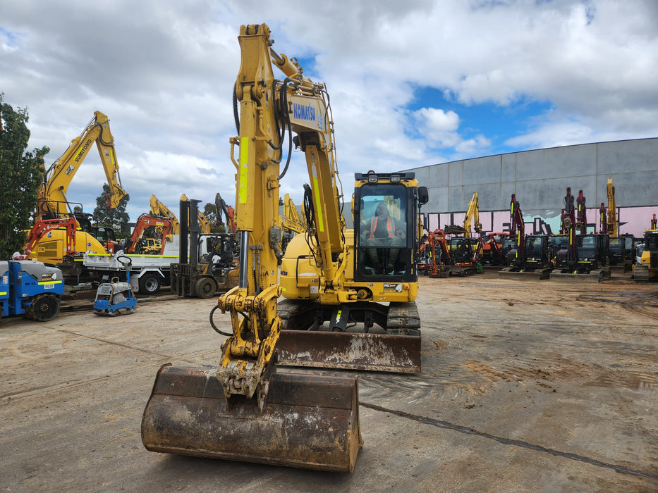 2022 KOMATSU PC88MR-10 8.8T EXCAVATOR (M872) WITH 2060 HOURS