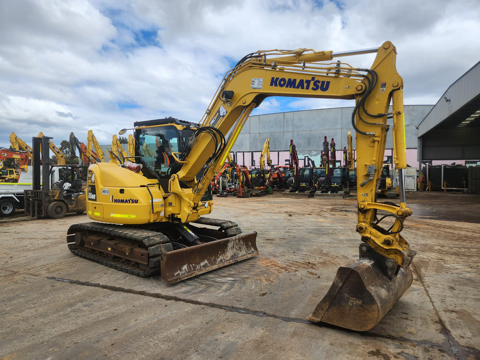 2022 KOMATSU PC88MR-10 8.8T EXCAVATOR (M872) WITH 2060 HOURS