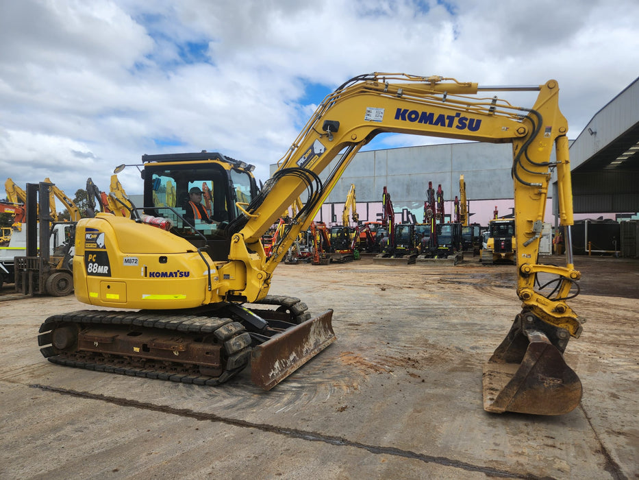 2022 KOMATSU PC88MR-10 8.8T EXCAVATOR (M872) WITH 2060 HOURS