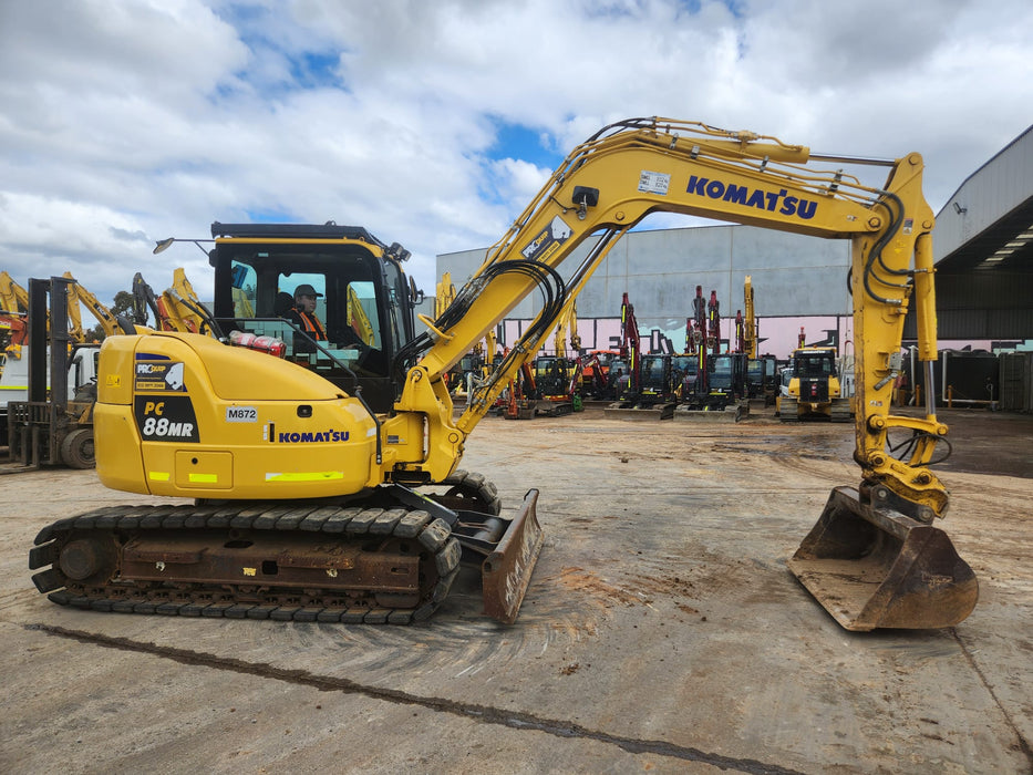2022 KOMATSU PC88MR-10 8.8T EXCAVATOR (M872) WITH 2060 HOURS
