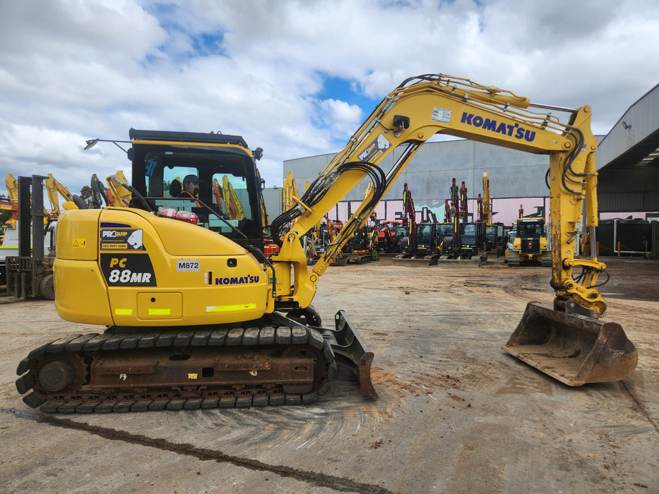 2022 KOMATSU PC88MR-10 8.8T EXCAVATOR (M872) WITH 2060 HOURS