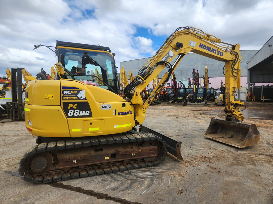 2022 KOMATSU PC88MR-10 8.8T EXCAVATOR (M872) WITH 2060 HOURS