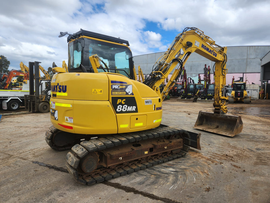 2022 KOMATSU PC88MR-10 8.8T EXCAVATOR (M872) WITH 2060 HOURS