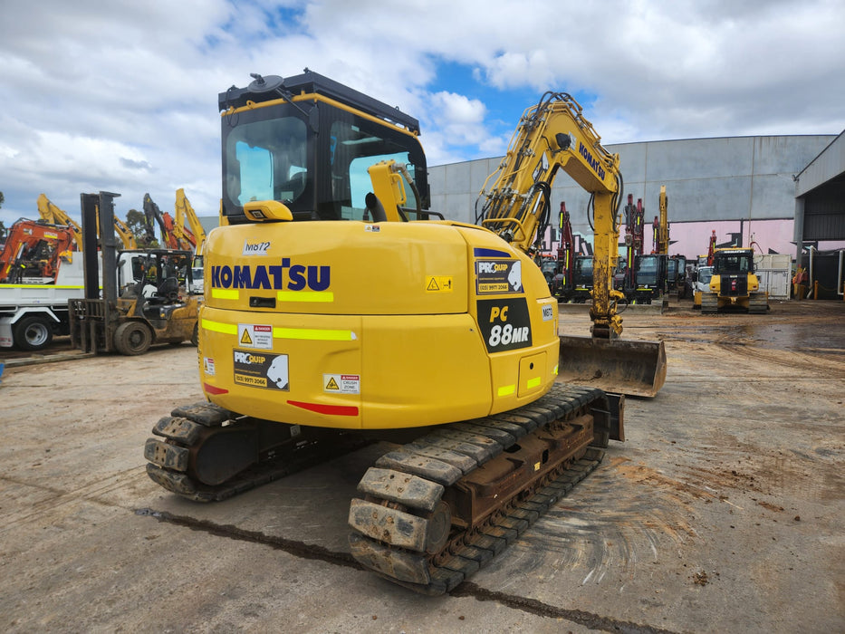 2022 KOMATSU PC88MR-10 8.8T EXCAVATOR (M872) WITH 2060 HOURS