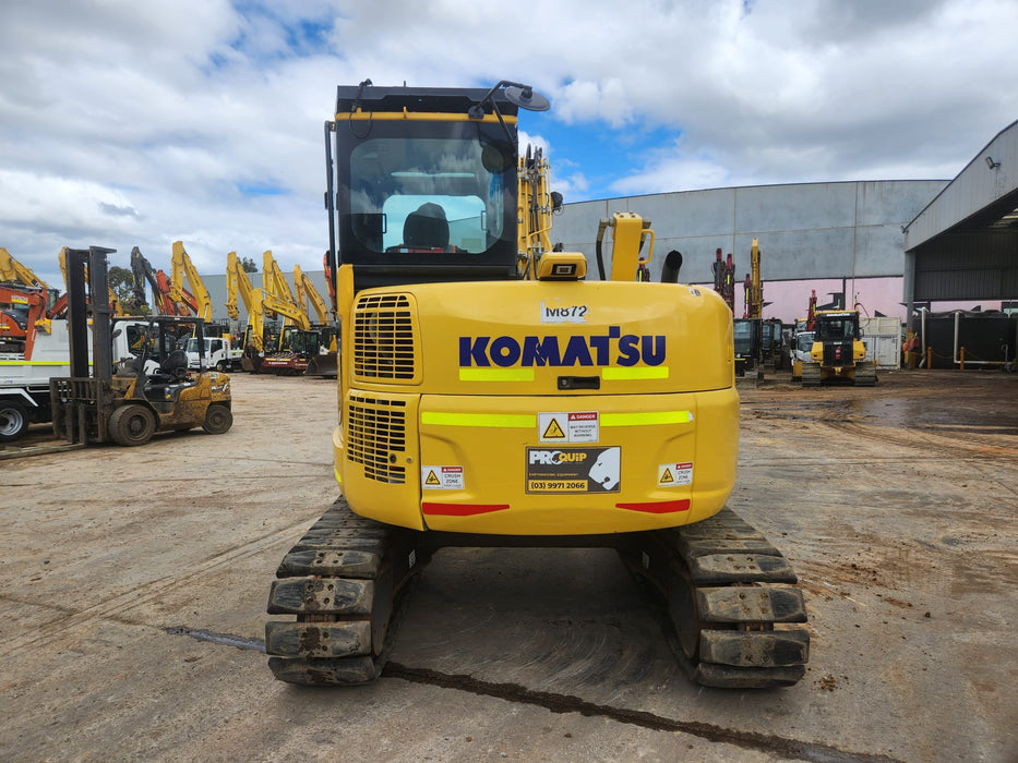 2022 KOMATSU PC88MR-10 8.8T EXCAVATOR (M872) WITH 2060 HOURS
