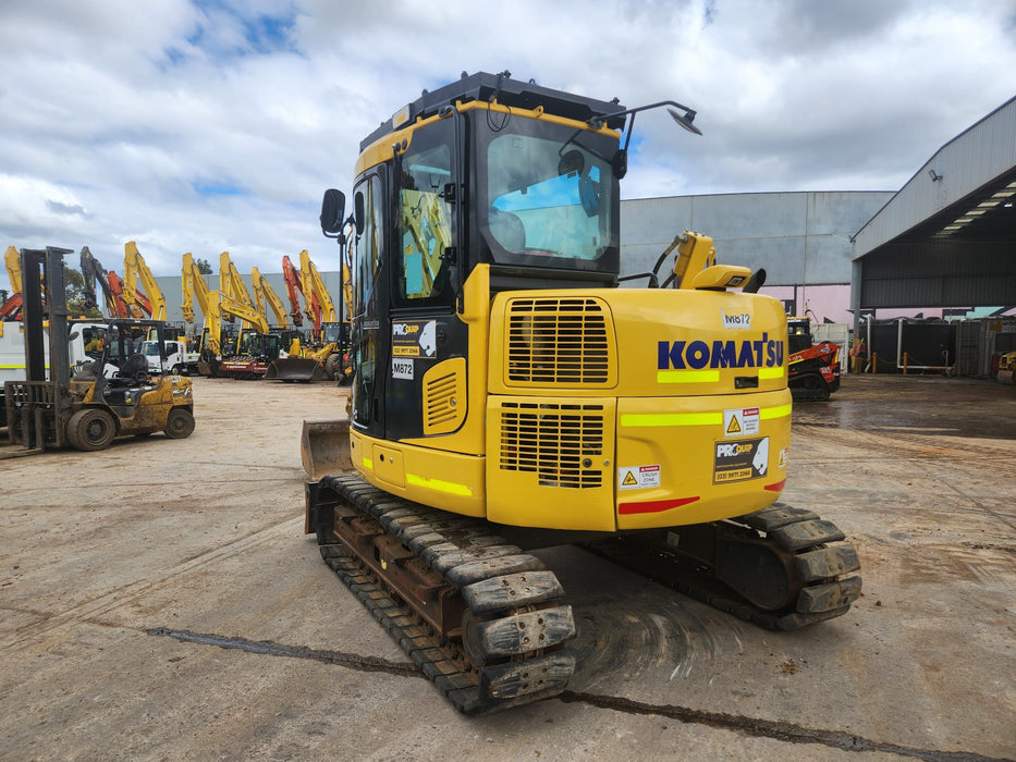2022 KOMATSU PC88MR-10 8.8T EXCAVATOR (M872) WITH 2060 HOURS
