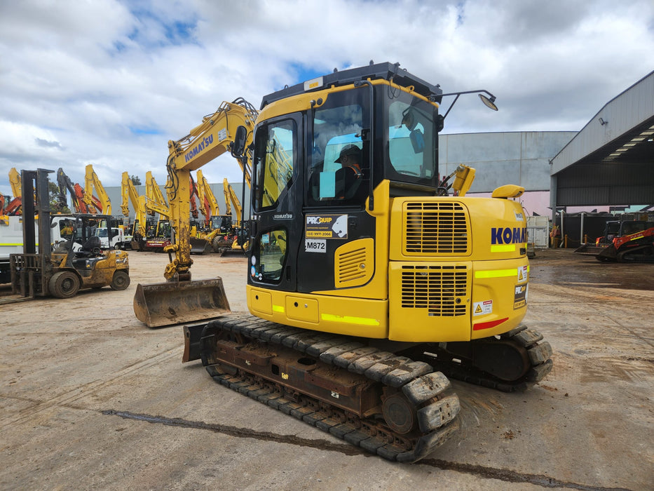 2022 KOMATSU PC88MR-10 8.8T EXCAVATOR (M872) WITH 2060 HOURS