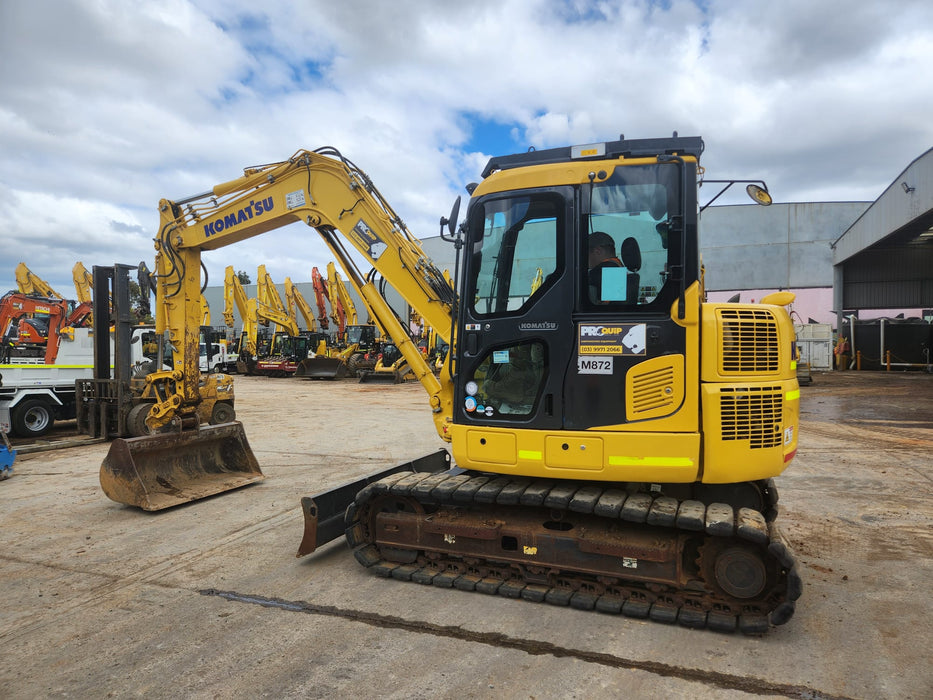 2022 KOMATSU PC88MR-10 8.8T EXCAVATOR (M872) WITH 2060 HOURS