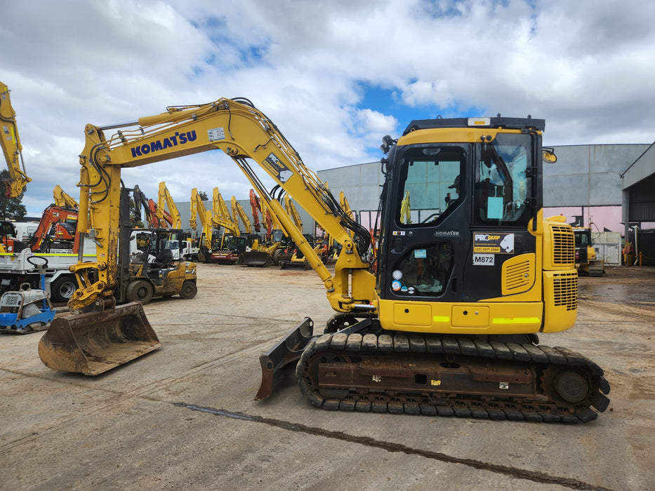 2022 KOMATSU PC88MR-10 8.8T EXCAVATOR (M872) WITH 2060 HOURS