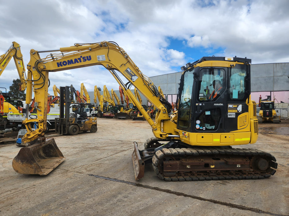 2022 KOMATSU PC88MR-10 8.8T EXCAVATOR (M872) WITH 2060 HOURS
