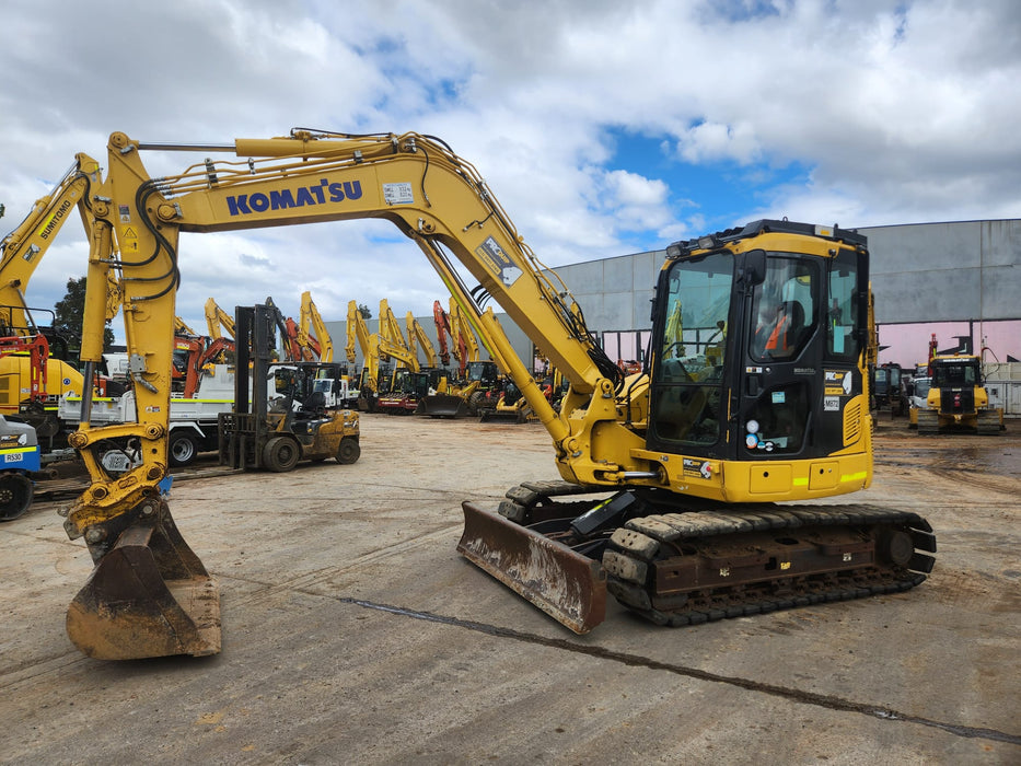 2022 KOMATSU PC88MR-10 8.8T EXCAVATOR (M872) WITH 2060 HOURS