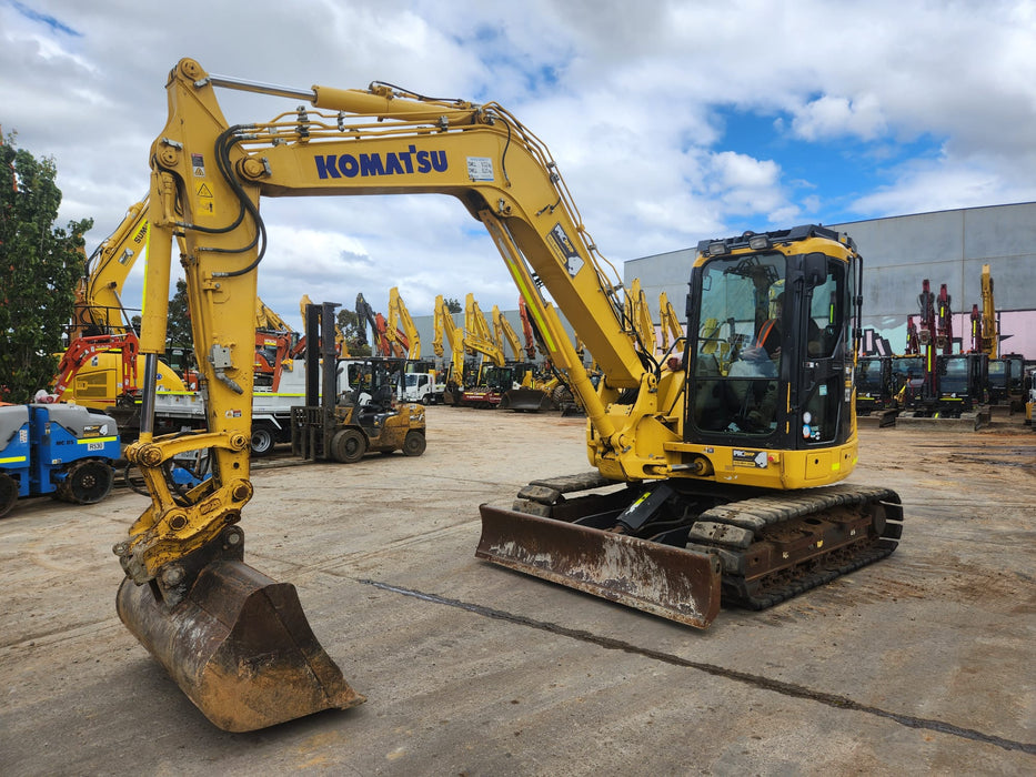 2022 KOMATSU PC88MR-10 8.8T EXCAVATOR (M872) WITH 2060 HOURS