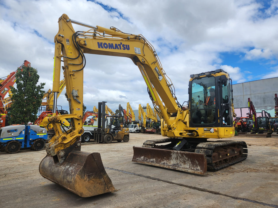 2022 KOMATSU PC88MR-10 8.8T EXCAVATOR (M872) WITH 2060 HOURS