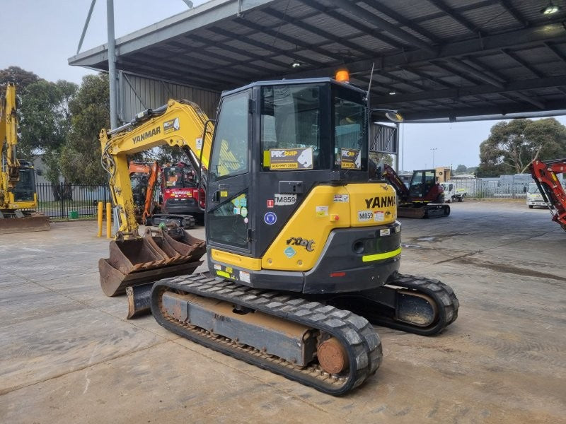 2022 YANMAR VIO80-1 8T EXCAVATOR (M859) WITH RUBBER TRACKS AND 1705 HOURS