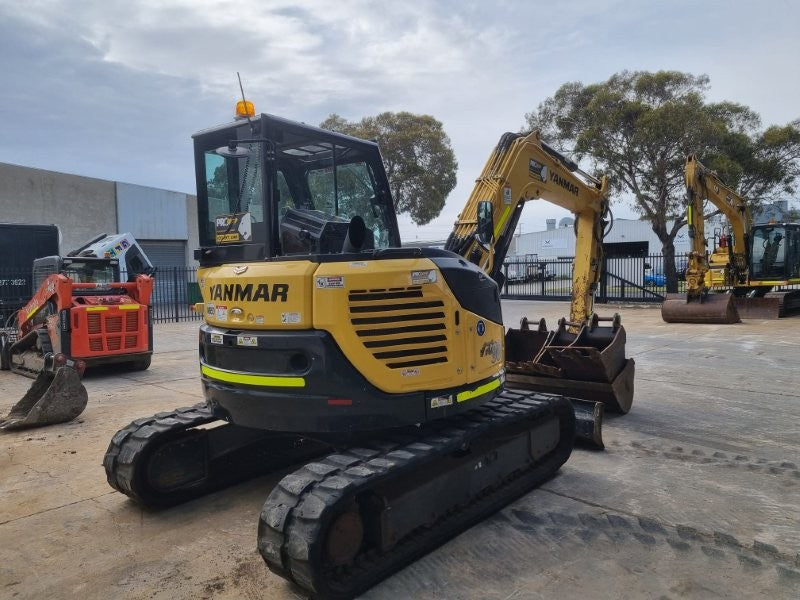 2022 YANMAR VIO80-1 8T EXCAVATOR (M859) WITH RUBBER TRACKS AND 1705 HOURS