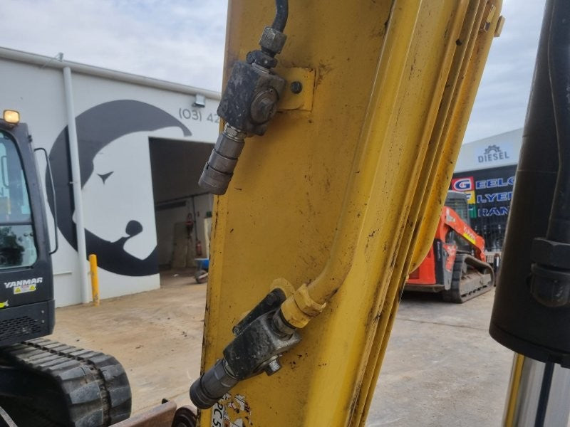 2022 YANMAR VIO80-1 8T EXCAVATOR (M859) WITH RUBBER TRACKS AND 1705 HOURS