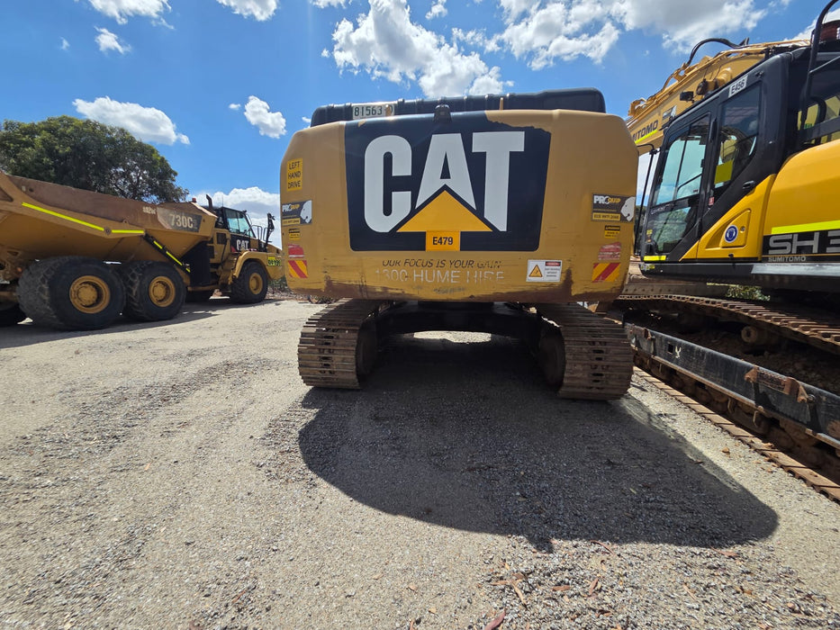 2018 CAT 326FL 26T EXCAVATOR (E479) WITH CIVIL SPEC, GUARDING AND 5500HRS