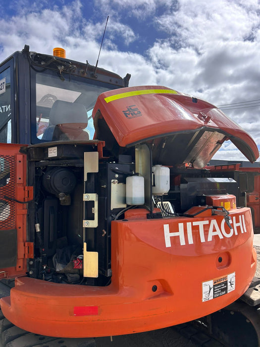 2022 HITACHI ZX85USB-5 EXCAVATOR (M827) WITH 1650 HOURS
