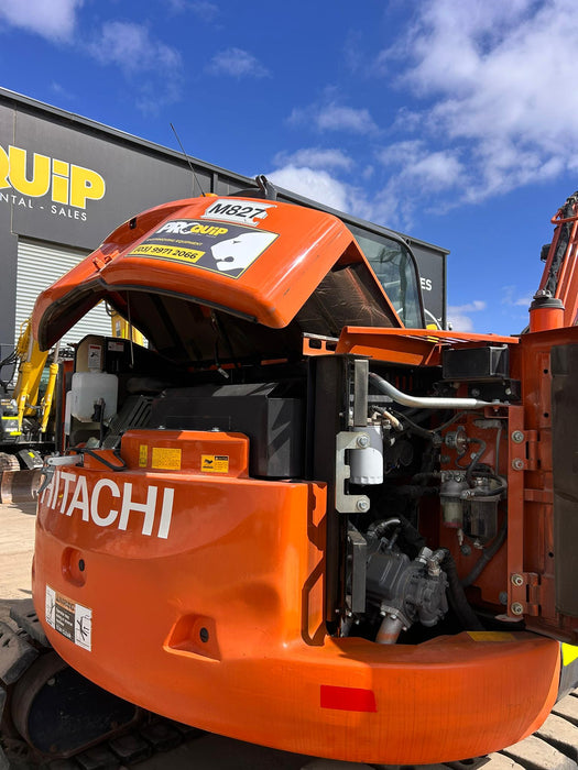 2022 HITACHI ZX85USB-5 EXCAVATOR (M827) WITH 1650 HOURS