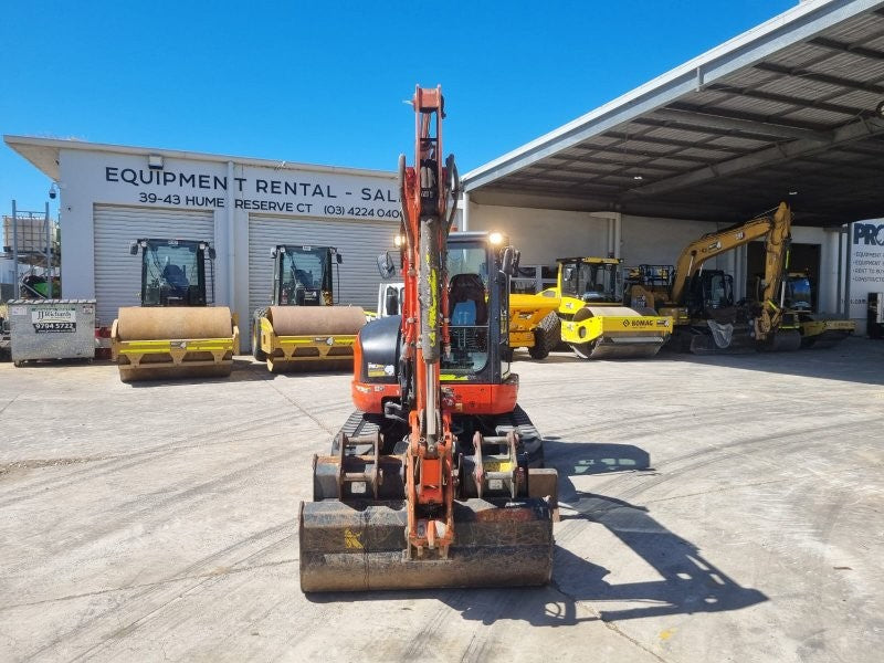 2022 KUBOTA U55-4 5.6T EXCAVATOR (M936) WITH A/C CAB, BUCKETS AND 1350 HOURS