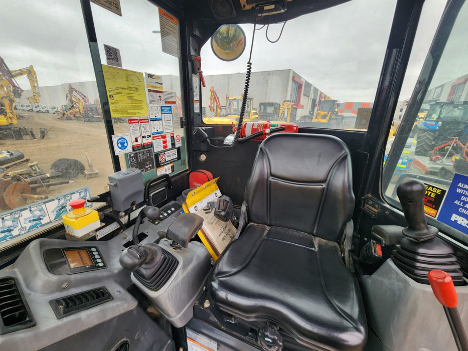 2022 YANMAR VIO35-6 EXCAVATOR (EX142) WITH A/C CAB, HITCH, BUCKETS, 1505HRS