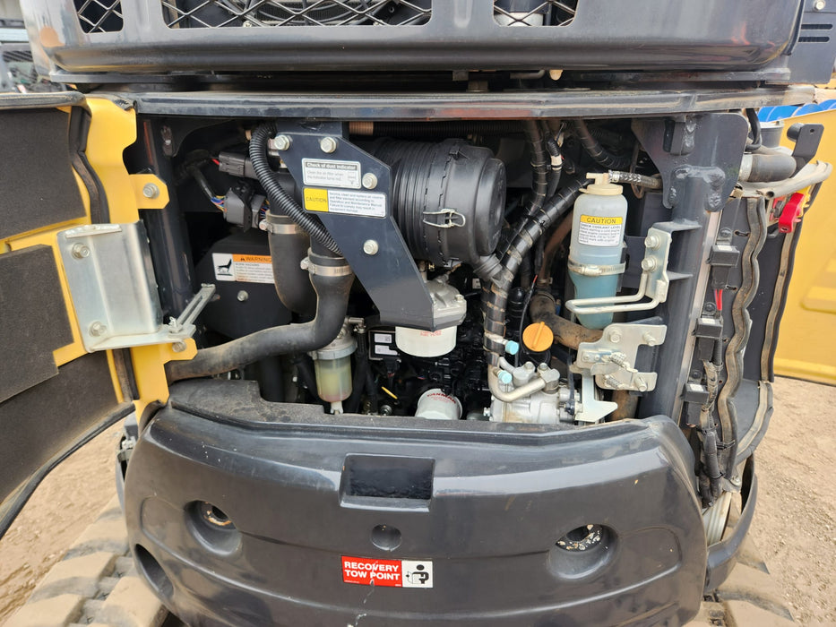 2022 YANMAR VIO35-6 EXCAVATOR (EX142) WITH A/C CAB, HITCH, BUCKETS, 1505HRS