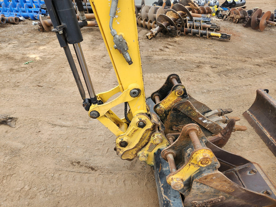 2022 YANMAR VIO35-6 EXCAVATOR (EX142) WITH A/C CAB, HITCH, BUCKETS, 1505HRS