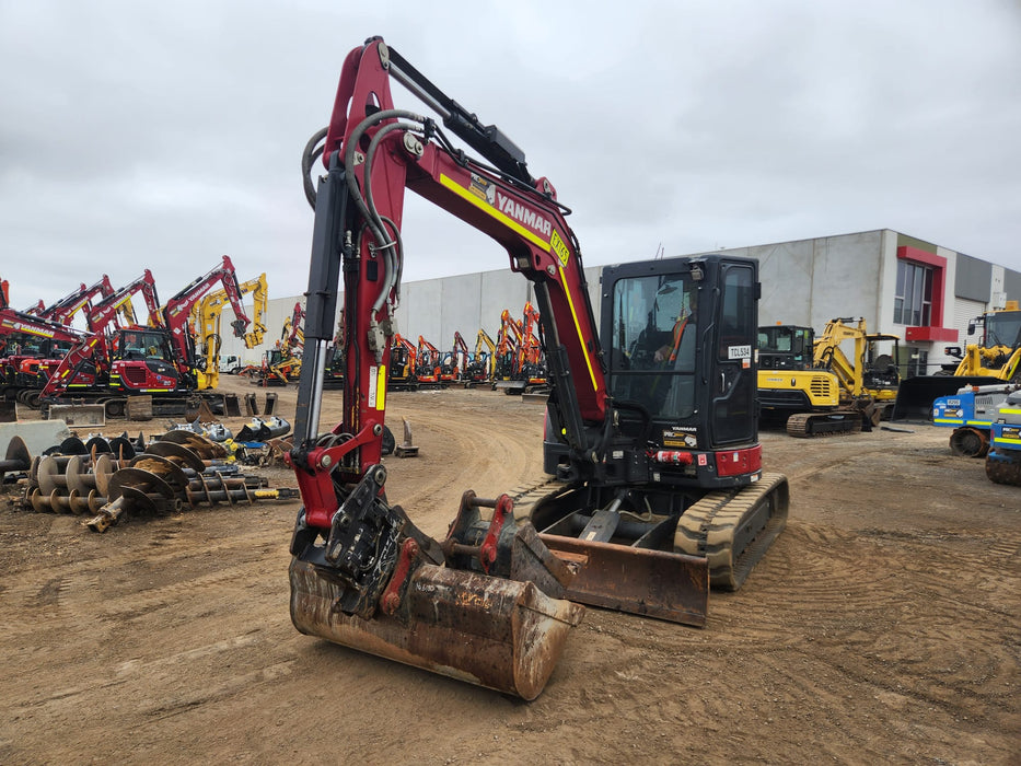 2022 YANMAR VIO55-6 EXCAVATOR (EX165) WITH TILT HITCH, BUCKETS AND 2095 HRS