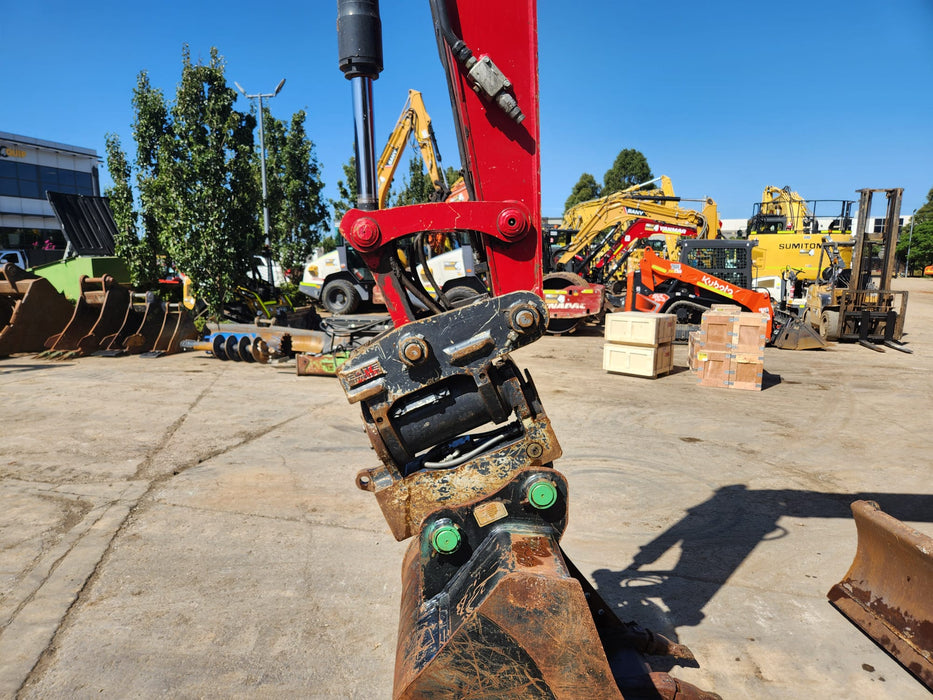 2023 YANMAR SV100 10T EXCAVATOR (E425) WITH TILT HITCH, BUCKETS AND 1850 HRS