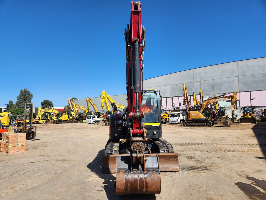 2023 YANMAR SV100 10T EXCAVATOR (E425) WITH TILT HITCH, BUCKETS AND 1850 HRS