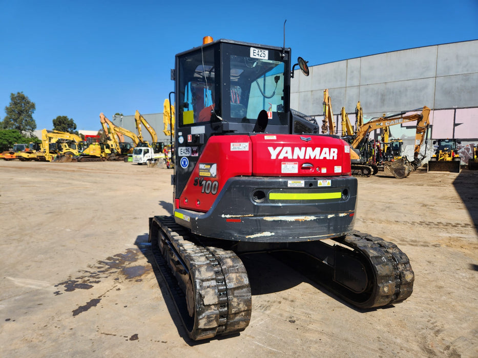 2023 YANMAR SV100 10T EXCAVATOR (E425) WITH TILT HITCH, BUCKETS AND 1850 HRS