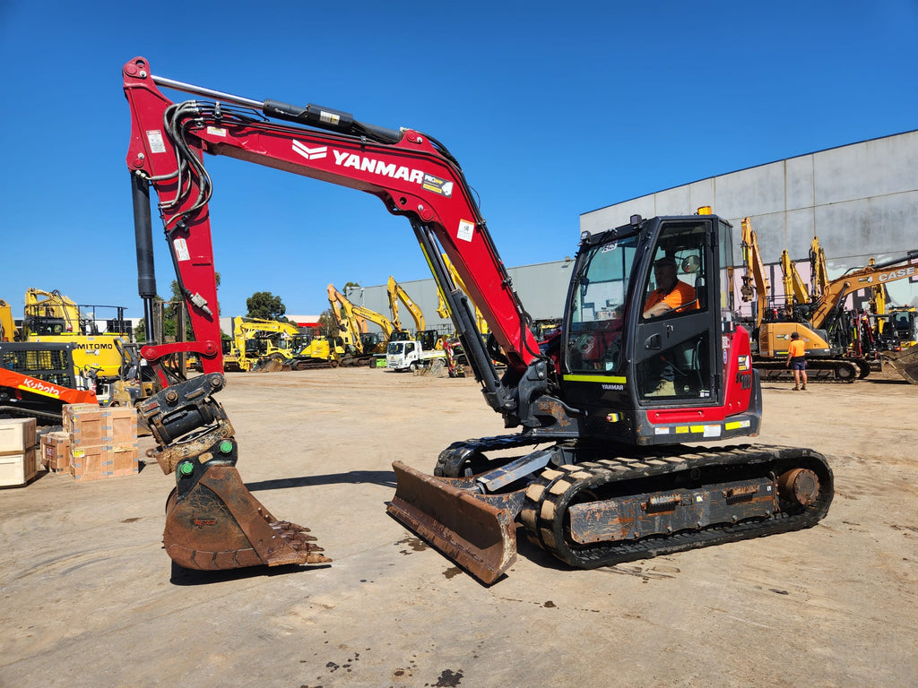 Proquip 2023 Yanmar SV100 10T Excavator (E425) With Tilt Hitch, Buckets And 2070 Hrs