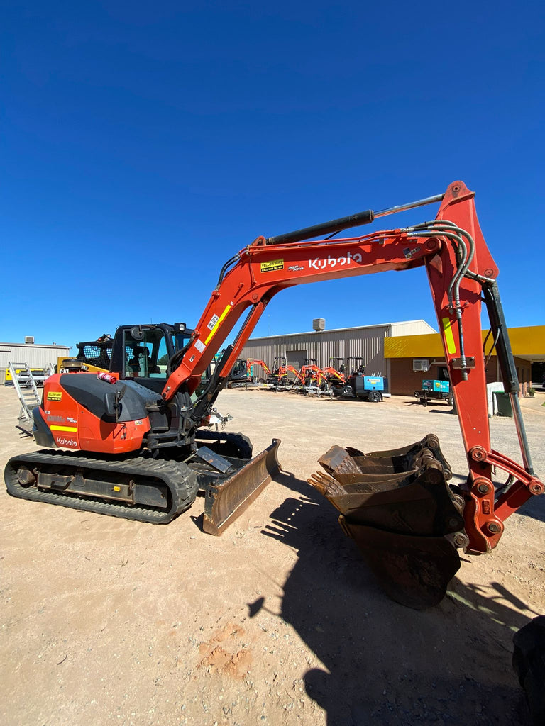 2022 Kubota KX080 8T Excavator (M857) With Hitch, Buckets And 1280HRS