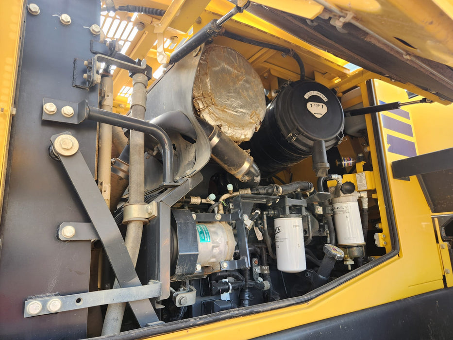 2019 KOMATSU WA250PZ-6 ARTIC WHEEL LOADER WITH HITCH, FORKS, 7395 HOURS