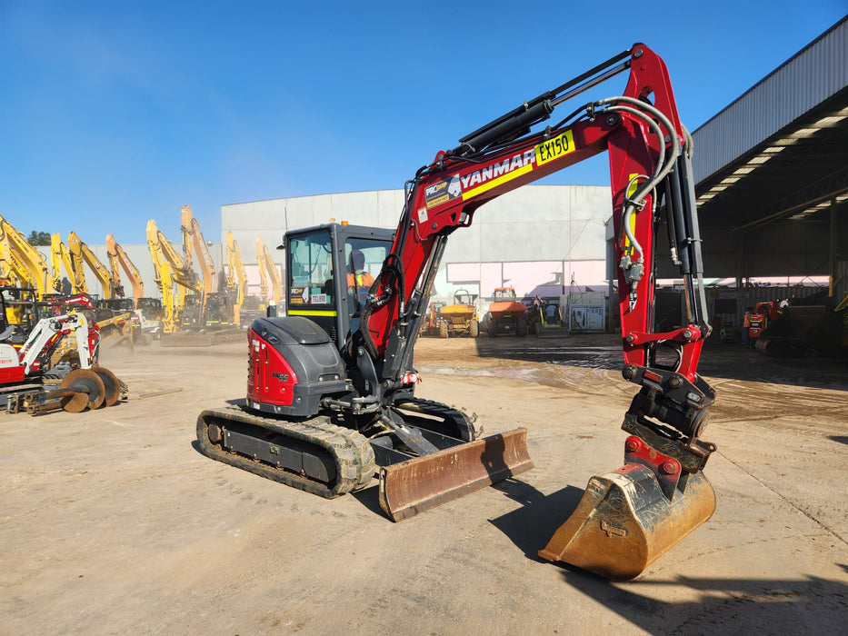 2022 YANMAR VIO55-6 5.6T EXCAVATOR (EX150) WITH TILT HITCH, 1710 HOURS